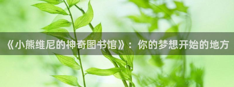 91极品女神：《小熊维尼的神奇图书馆》：你的梦想开始的地方